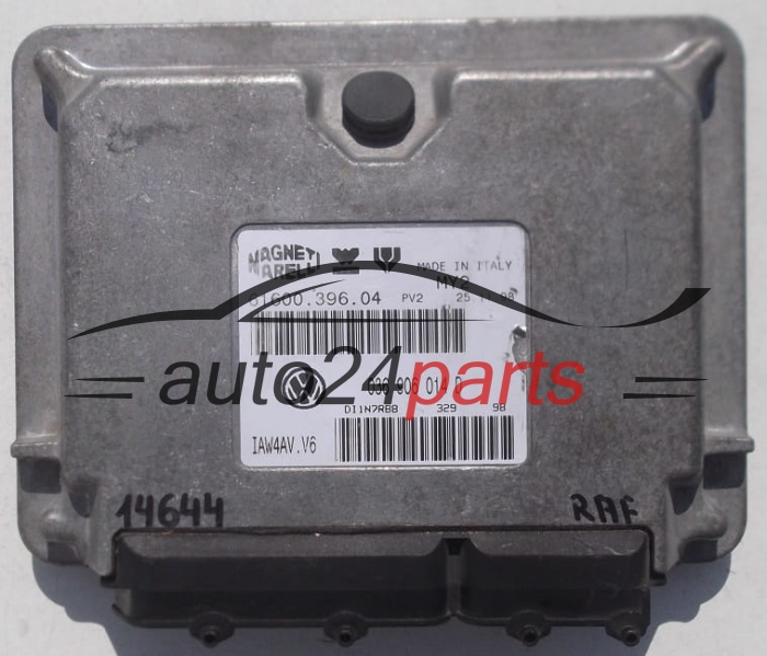 KOMPUTER STEROWNIK SILNIKA VW VOLKSWAGEN LUPO 1.4 16V, 036 906 014 D, 036906014D, 61600.396.04, 6160039604, MAGNETI MARELLI IAW4AV.V6, IAW4AVV6