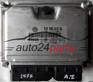 MOTORSTEUERGERÄT ECU STEUERGERÄT VW VOLKSWAGEN PASSAT 1.9 TDI ATJ 038906019BK, 038 906 019 BK, BOSCH 0 281 010 305, 0281010305, DIESEL 1061, 28SA4359