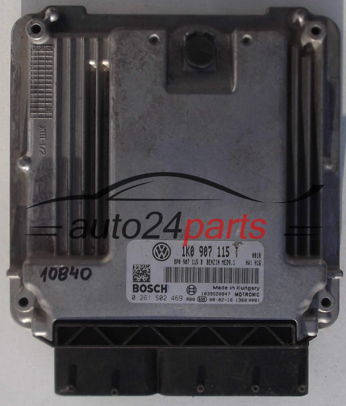 KOMPUTER STEROWNIK SILNIKA VW VOLKSWAGEN GOLF 2.0T FSI BOSCH 0 261 S02 469, 0261S02469, 1K0 907 115 T, 1K0907115T 