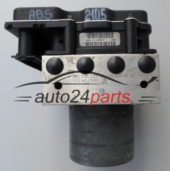 ABS HYDRAULIK-AGGREGAT MIT STEUERGERAET MERCEDES BOSCH 0 265 235 225,  A 006 431 08 12