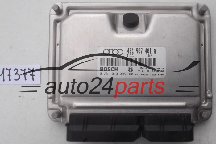 KOMPUTER STEROWNIK SILNIKA AUDI A6 2.5 TDI 4B1907401A, 4B1 907 401 A, BOSCH 0281010095