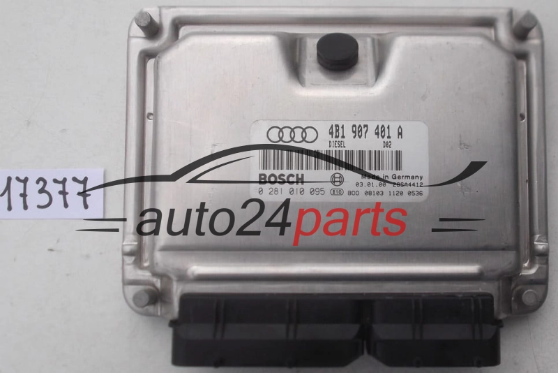 KOMPUTER STEROWNIK SILNIKA AUDI A6 2.5 TDI 4B1907401A, 4B1 907 401 A, BOSCH 0281010095