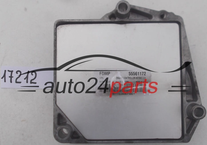 CALCULATEUR MOTEUR OPEL ASTRA ZAFIRA 1.6 Z16XEP Z16XE1 DELPHI DELCO 55561172 FDMP, 55561172FDMP, MT35E 2.3