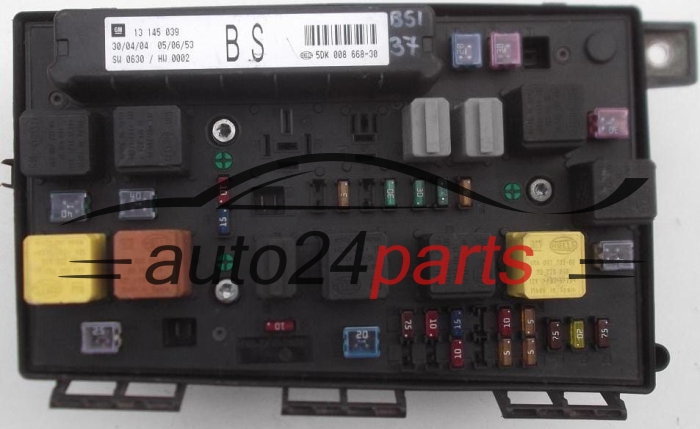 ELEKTRISCHER KASTEN SICHERUNGKASTEN SICHERUNG UND RELAIS STROMKASTEN RELAISKASTEN OPEL ASTRA ZAFIRA B 