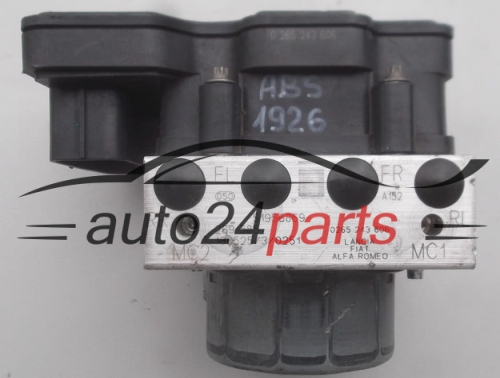 ABS POMPA LANCIA FIAT ALFA ROMEO BOSCH 0 265 243 606, 0265243606, 51956869, 0265956009 