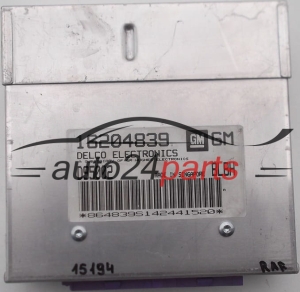 ECU CENTRALITA DE MOTOR OPEL VECTRA 1.8 DELCO 16204839 GM, 16204839GM, D95002, BLBH