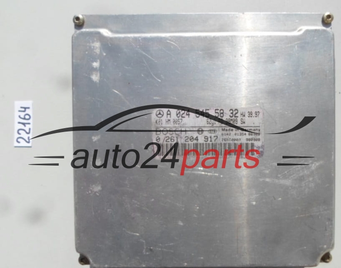 MOTORSTEUERGERÄT ECU STEUERGERAT MERCEDES C240 BOSCH 0 261 204 917, 0261204917, A 024 545 58 32, A0245455832