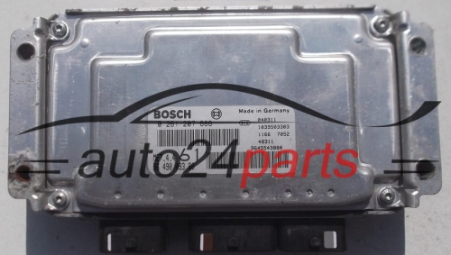 MOTORSTEUERGERÄT ECU STEUERGERÄT CITROEN BERLINGO PEUGEOT PARTNER 1.6 BOSCH 0 261 207 686, 0261207686, 96 490 093 80, 9649009380, ME7.4.4