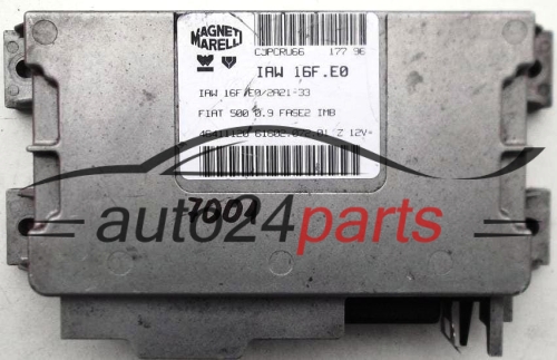 MOTORSTEUERGERÄT FIAT 500 0.9 IAW 16F. E0, IAW16FE0, 2A21-33, 46411120, 61602.072.01, 6160207201