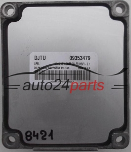 ECU CENTRALITA DE MOTOR OPEL ASTRA, CORSA, VECTRA, ZAFIRA 1.6, 09353479 DJTU, 09353479DJTU, HSFI-2.1 