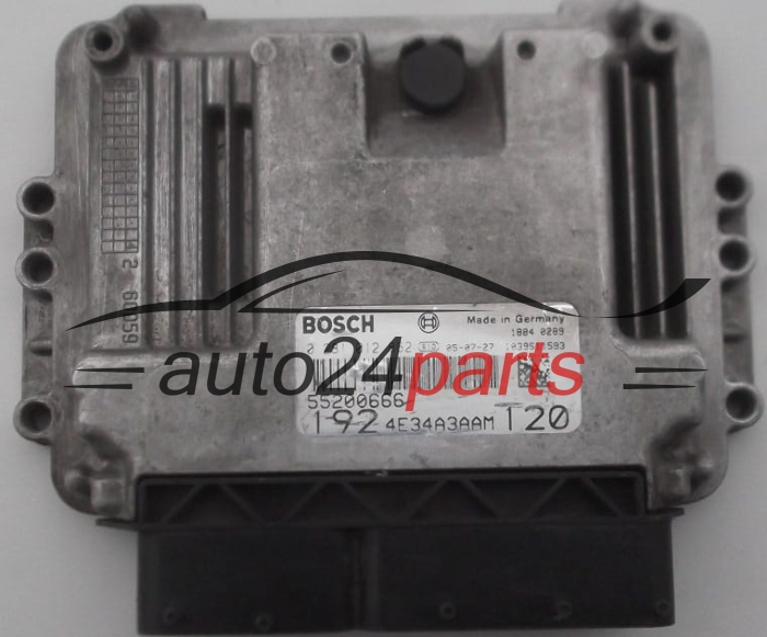 MOTORSTEUERGERÄT ECU STEUERGERÄT  FIAT ALFA ROMEO 1.9 JTD BOSCH 0 281 012 862, 55200666