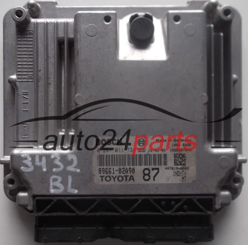 KOMPUTER STEROWNIK SILNIKA TOYOTA COROLLA 1.4 D4D BOSCH 0281011734, 0 281 011 734, 89661-02A90, 8966102A90 87, 407918-0522, 4079180522, 1039S07945 -