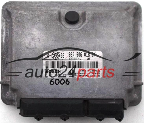 KOMPUTER STEROWNIK SILNIKA VW VOLKSWAGEN GOLF 2.0 20V GTI 06A 906 018 GM, 06A906018GM, BOSCH 0 261 206 921, 0261206921, 26SA6660 - 1178, 6006