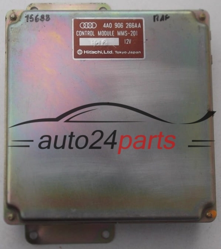 MOTORSTEUERGERÄT ECU STEUERGERAT VOLKSWAGEN AUDI HITACHI 4A0 906 266 AA, 4A0906266AA