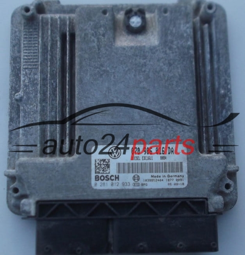 CALCULATEUR MOTEUR VW VOLKSWAGEN TOUAREG 2.5 TDI BOSCH 0 281 012 933,  070 906 016 DA