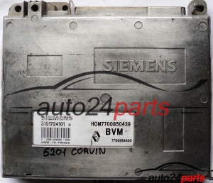 MOTORSTEUERGERÄT ECU STEUERGERAT RENAULT SAFRANE 2.0 SIEMENS S101724101D, S101724101 D, HOM7700850439, 7700850439, 7700864490
