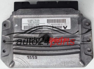 CALCULATEUR MOTEUR RENAULT SCENIC 1.6 Johnson Controls 21585778-9A, 215857789A, 8200611648, 8200509516
