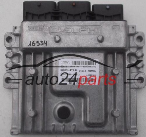 CALCULATEUR MOTEUR FORD 2.0 TDCI BV61-12A650-AGL, BV6112A650AGL, DELPHI 28419064