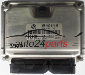 MOTORSTEUERGERÄT ECU STEUERGERÄT SEAT IBIZA 1.9 TDI ATD 038 906 019 NE, 038906019NE, BOSCH 0 281 011 824, 0281011824, 1039S06265 