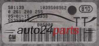 MOTORSTEUERGERÄT ECU STEUERGERAT OPEL MERIVA 1.4 Z14XEP BOSCH 0 261 208 255, 0261208255, GM 55353613 TT