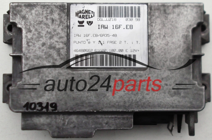 KOMPUTER STEROWNIK SILNIKA FIAT PUNTO 1.1 MAGNETI MARELLI IAW 16F. EB, IAW16FEB, 46480662, 61602.102.00, 6160210200