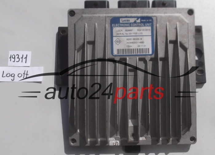 KOMPUTER STEROWNIK SILNIKA RENAULT CLIO 1.5 DCI LUCAS LDCR 80686F R0410C001E HOM8200114683, HOM 8200114683, 8200136328-B 
