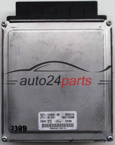 KOMPUTER STEROWNIK SILNIKA FORD MONDEO 2.0 TDCI 5S7112A650HB, 5S71-12A650-HB FBWV 28025124 R0411C039B - 7387, 7388, 7384, 7385