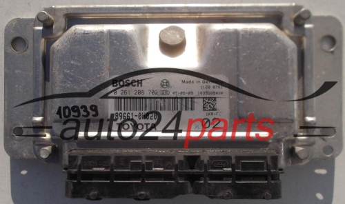 MOTORSTEUERGERÄT ECU STEUERGERÄT  TOYOTA BOSCH 0 261 208 702,  89661-0H020