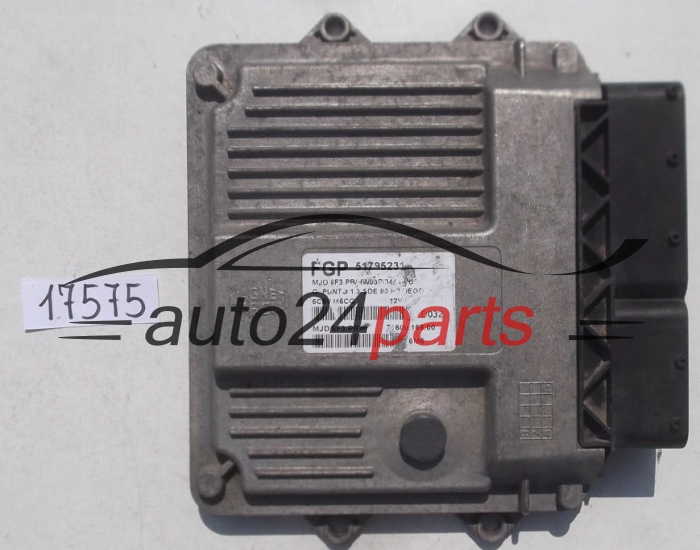 KOMPUTER STEROWNIK SILNIKA FIAT GRANDE PUNTO 1.3 JTD MAGNETI MARELLI MJD 6F3.PB,  FPT 51795231, 71600.169.00