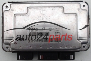  CALCULATEUR MOTEUR  CITROEN SAXO PEUGEOT 106 1.1 BOSCH 0261206246, 0 261 206 246, 96 378 387 80, 9637838780, M7.4.4 15 