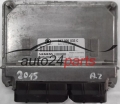 KOMPUTER STEROWNIK SILNIKA SKODA FABIA 1.4 MPI AQW 047906033C, SIEMENS 5WP44203