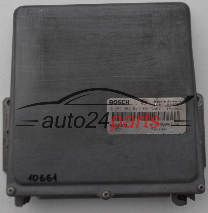 MOTORSTEUERGERÄT ECU STEUERGERÄT  RENAULT SAFRANE BOSCH 0 261 204 012,  HOM 7700864456
