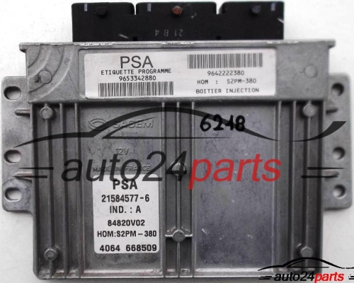 MOTORSTEUERGERÄT ECU STEUERGERAT CITROEN C4 1.4 21584577-6, 9653342880 
