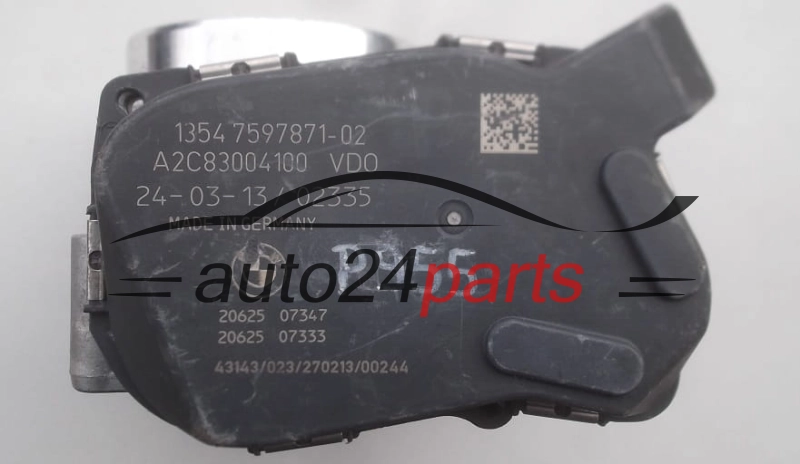 Przepustnica powietrza BMW 3 ER E90 1 F21 F20 Coupe E82 Cabrio E88 E93 X5 A2C83004100 1354759787102