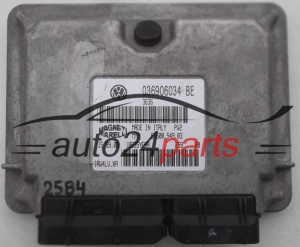 CALCULATEUR MOTEUR VW VOLKSWAGEN POLO 1.4 036906034BE, 036 906 034 BE, IAW 4LV.XA, IAW4LVXA, 61600.549.03, 6160054903
