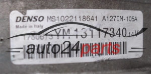 ALTERNATOR 1.9 CDTI OPEL ASTRA VECTRA SIGNUM ZAFIRA DENSO  YM 13117340, 105A