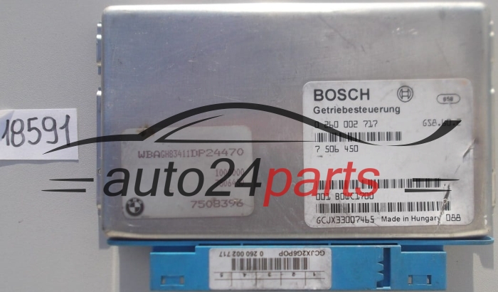 STEROWNIK SKRZYNI AUTOMATYCZNEJ BMW X5 BOSCH 0 260 002 717, 0260002717, 7 506 450, 7506450