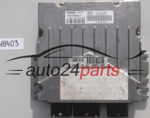 KOMPUTER STEROWNIK SILNIKA CITROEN PEUGEOT SIEMENS 5WS40024E-T, 5WS40024ET, SW 9646449380, HW 9644302380, SID801