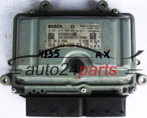 KOMPUTER STEROWNIK SILNIKA MERCEDES B200 2.0 CDI BOSCH 0281012460, 0 281 012 460, A6401505379, 6401505379, A 640 150 53 79 - 