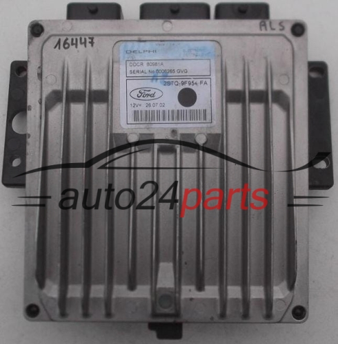 CALCULATEUR MOTEUR FORD MONDEO MK3 2.0 TDCI 2S7Q-9F954-FA, 2S7Q9F954FA, DDCR 80981A