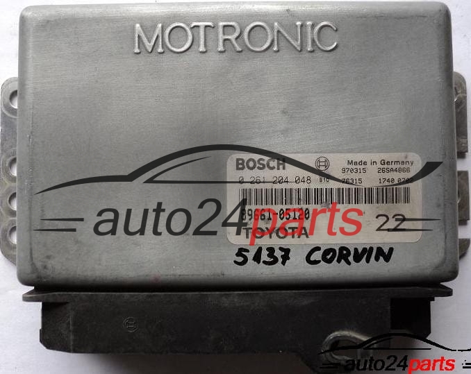 ECU CENTRALITA DE MOTOR TOYOTA CARINA 1.6 BOSCH 0261204048, 8966105120