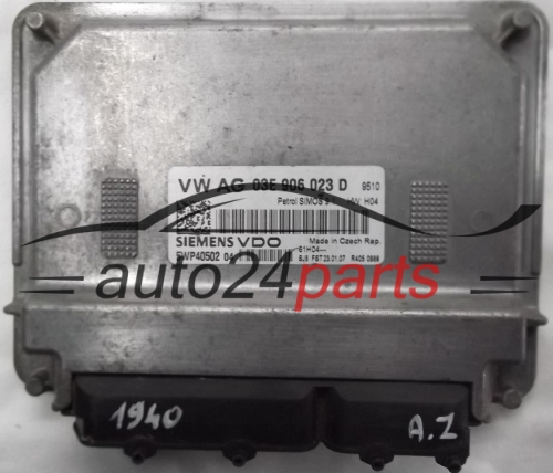 ECU CENTRALITA DE MOTOR SEAT IBIZA SKODA FABIA VW POLO 1.2 BME 03E906023D, SIEMENS VDO 5WP40502 04