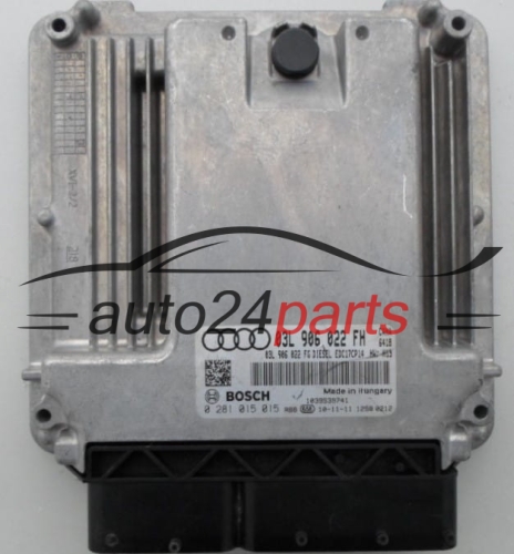 Calculateur Moteur AUDI 2.0 TDI BOSCH 0 281 015 015,  03L 906 022 FH