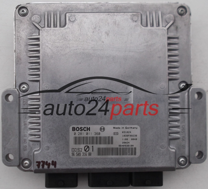 ECU CENTRALITA DE MOTOR PEUGEOT 406 COUPE 2.0 HDI BOSCH 0281011360