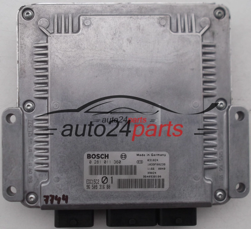 ECU CENTRALITA DE MOTOR PEUGEOT 406 COUPE 2.0 HDI BOSCH 0281011360