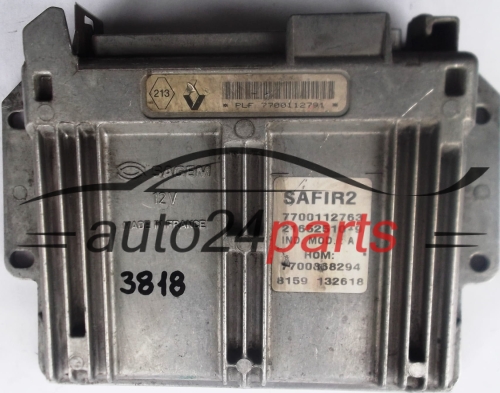 MOTORSTEUERGERÄT ECU STEUERGERAT RENAULT CLIO 1.2 21652510-9 7700112791 7700112763 HOM7700868294, HOM 7700868294