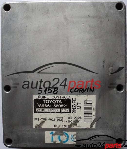 ECU CENTRALITA DE MOTOR TOYOTA YARIS 1.3 2NZ-FE, 89661-52082