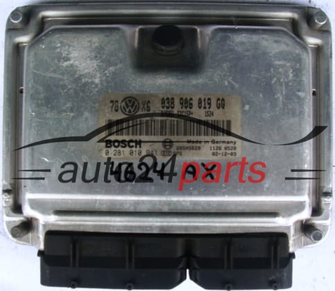 MOTORSTEUERGERÄT ECU STEUERGERÄT VW VOLKSWAGEN PASSAT 1.9 TDI 038906019GQ, BOSCH 0 281 010 941, 0281010941, 28SA5628