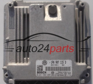 MOTORSTEUERGERÄT ECU STEUERGERÄT SEAT LEON 2.0 TFSI BOSCH 0 261 S02 289, 0261S02289, 1P0 907 115 D, 1P0907115D, MED9.1 