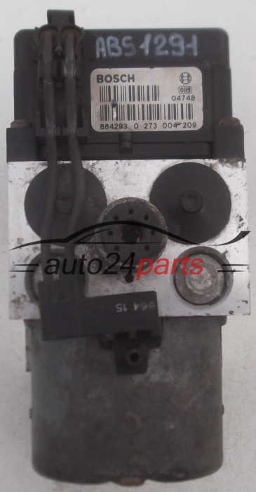POMPE HYDRAULIQUE ET CALCULATEUR dABS OPEL ASTRA G ZAFIRA BOSCH  0265216461, 90 498 066, 90498066, 0 273 004 209, 0273004209 